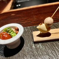 YAKITORI 燃 es - 《おまかせコース》鶏のリエット・よだれ鶏