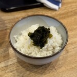 だしと麺 遊泳 - ■ご飯（自家製佃煮付き） ￥170