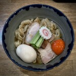 だしと麺 遊泳 - ■油そば（味玉） 出汁スープ付き ￥1.250