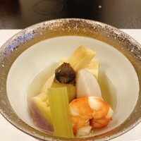 ふな又 - 煮物。綺麗な盛り付け(*´꒳`*)