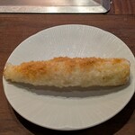 くずし鉄板 あばぐら - ヤングコーンからすみだし塩②