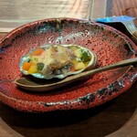 くずし鉄板 あばぐら - 蝦夷鮑と夏野菜のジュレ②