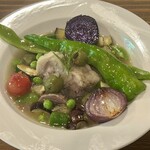 フカミドウ - 猪肉とオリーブの白ワイン煮込み