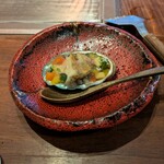 くずし鉄板 あばぐら - 蝦夷鮑と夏野菜のジュレ①