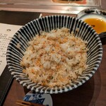 くずし鉄板 あばぐら - ガーリックライス（大）