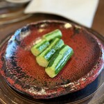 炭火焼肉じゃいあん - おつまみきゅうり