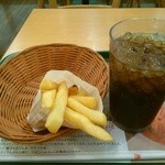 モスバーガー - ポテトとアイスコーヒー（Ｓ）