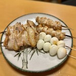 やき鳥 宮川 - 手羽先、ぼんじり、うずら卵