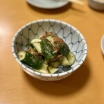 やき鳥 宮川 - 梅きゅうり