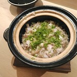 日本料理 おやま - 真鯛と新生姜の炊き込みご飯　炊き加減の素晴らしさを感じます。あわせて、鯛ととくに新生姜のほどよい主張が米とすごくよいハーモニーを奏でているように感じました。