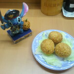 福慧源 - ウーロン茶 氷抜き ＆ 焼き餃子 ＆ 野菜焼きそば ＆ ゴマ団子