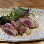 胴搗自家製粉 手打蕎麦 地慈 - 鴨焼き スモーク