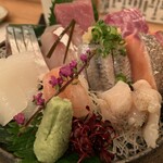 酒肴屋 いっこう - 刺身盛り合わせ。これで一人前