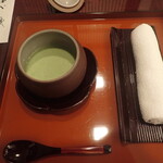 割烹 新多久 - 大葉ムース