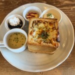 珈琲　池田屋 - 【モーニング】パングラタン　ドリンク代＋400円