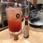 街かど酒場 さんたろう - メガジョッキのサイズ感、伝わるかなぁ？