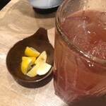 街かど酒場 さんたろう - カットレモンあるのね。