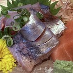 あじふらい てしお - あじのお刺身は絶品