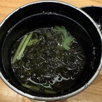 あじふらい てしお - 味噌汁