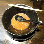 麺や 久 - カネシ醤油　1,050円（野菜マシ）