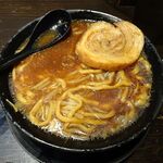 麺や 久 - カネシ醤油　1,050円（野菜マシ）