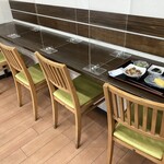 きっする食堂 - カウンター席４・４人テーブル席４だったかと