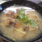 回転すし北海道 - あさり汁