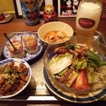 ベトナム料理コムゴン - 『ビアハノイ(ベトナムビール)』(500円)と『ブンティットランチ』(950円)～♪(^o^)丿 