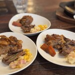 オオミヤバル - ハンバーグ・ステーキ　取り分け