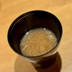 恵比寿 鮨 ふじまさ - 海老味噌汁