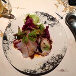 中国四川酒家 蔓山 - 鮮魚の刺身の優しいサラダ