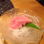 和座檜 - 女将さんから、大間の大トロ