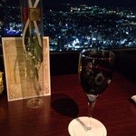 シリウス - 201409  シリウス  赤ワインと夜景
