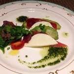 シリウス - 201409  シリウス  ★スペシャルプライスディナー（税込6480円 サービス料10%別）★マグロとアボカドのカプレーゼ仕立て