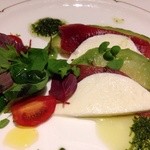 シリウス - 201409  シリウス  ★スペシャルプライスディナー（税込6480円 サービス料10%別）★マグロとアボカドのカプレーゼ仕立て