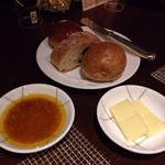 シリウス - 201409  シリウス  ★スペシャルプライスディナー（税込6480円 サービス料10%別）★パン（お代わり出来ます）