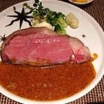 シリウス - 201409  シリウス  ★スペシャルプライスディナー（税込6480円 サービス料10%別）★ローストビーフ オニオンマスタードソース