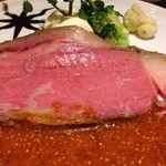 201409  シリウス  ★スペシャルプライスディナー（税込6480円 サービス料10%別）★ローストビーフ オニオンマスタードソース