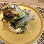 坂口家 うまづら - 志賀島産　栄螺とニラ