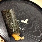 坂口家 うまづら - 握り　北海道産のムラサキ雲丹