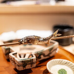 銀座 しのはら - 稚鮎焼き