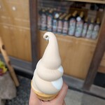 金笛しょうゆパーク - 醤油ミックスソフトクリーム