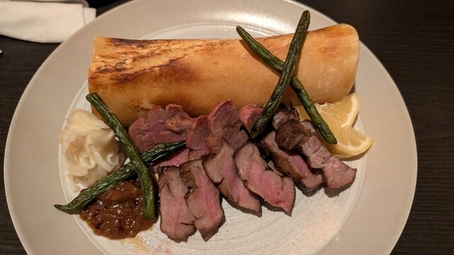 Hakata Tonkotsu Mentaiko Motsu-nabe to Gyutan Kurosawa Kanayama Ekimae Ten