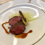 SALONE TOKYO - アリーチソース（ニンニク､アンチョビ､牛乳）を掛けて｡