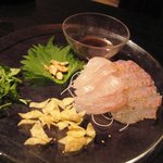 廣東料理 民生 ヒルトンプラザウエスト店 - 広東風 鯛のお刺身