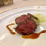 SALONE TOKYO - （なかやま牧場【高原黒牛】カイノミとヤングコーン）ヤングコーンのヒゲを初めて食べました！ヤングコーンも芯まで柔らかくて美味しかったです。お肉も勿論美味しい！