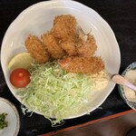 とんかつ・串揚げ 冨岳 - ランチ シーフード定食 1100円！