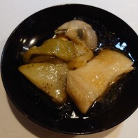 うを徳 - 真子鰈と京都の茄子とバイ貝