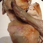 お店一押しのローストチキン！
