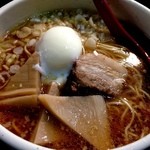 めだかタンタン - 4回目　魚介中華そば　680円　+温玉